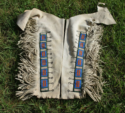 Native American Beaded Leather chaps