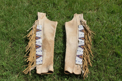 Native American Beaded Leather chaps