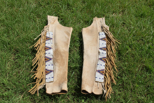 Native American Beaded Leather chaps