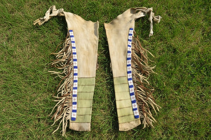 Native American Beaded Leather chaps 