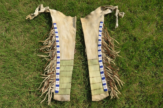 Native American Beaded Leather chaps 