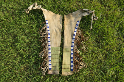 Native American Beaded Leather chaps 