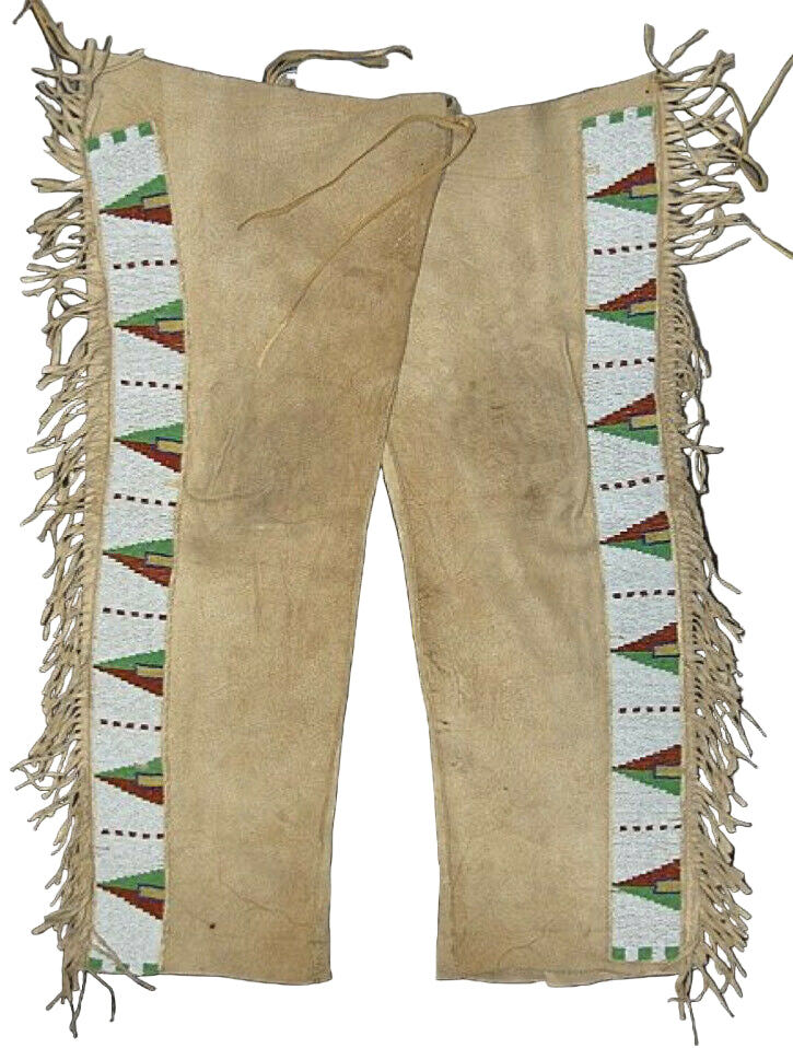 Native American Beaded Leather chaps 