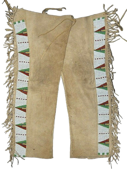Native American Beaded Leather chaps 
