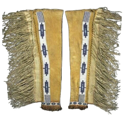 Native American Beaded Leather chaps 