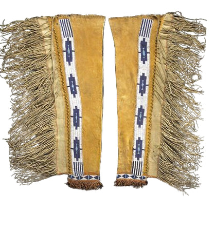 Native American Beaded Leather chaps 
