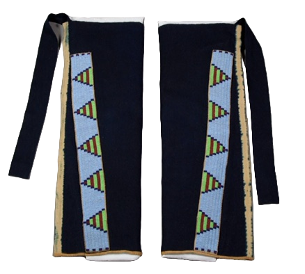Native American Beaded Leather chaps 