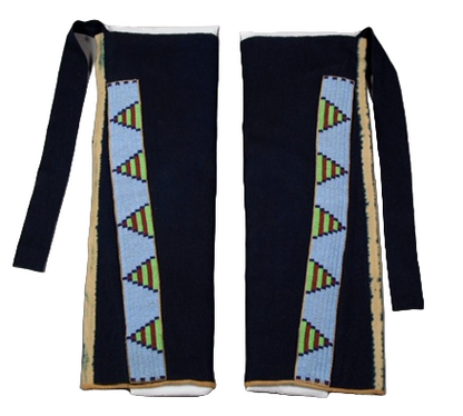 Native American Beaded Leather chaps 