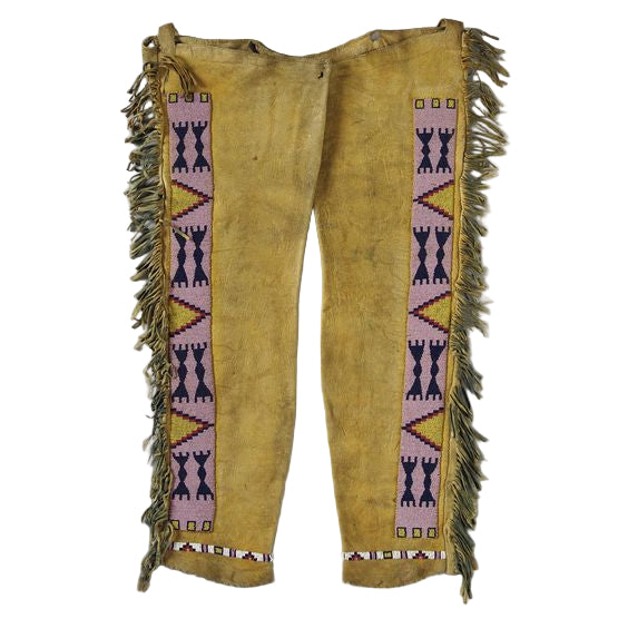 Native American Beaded Leather chaps 