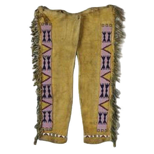 Native American Beaded Leather chaps 
