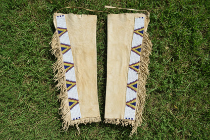 Native American Beaded Leather chaps 