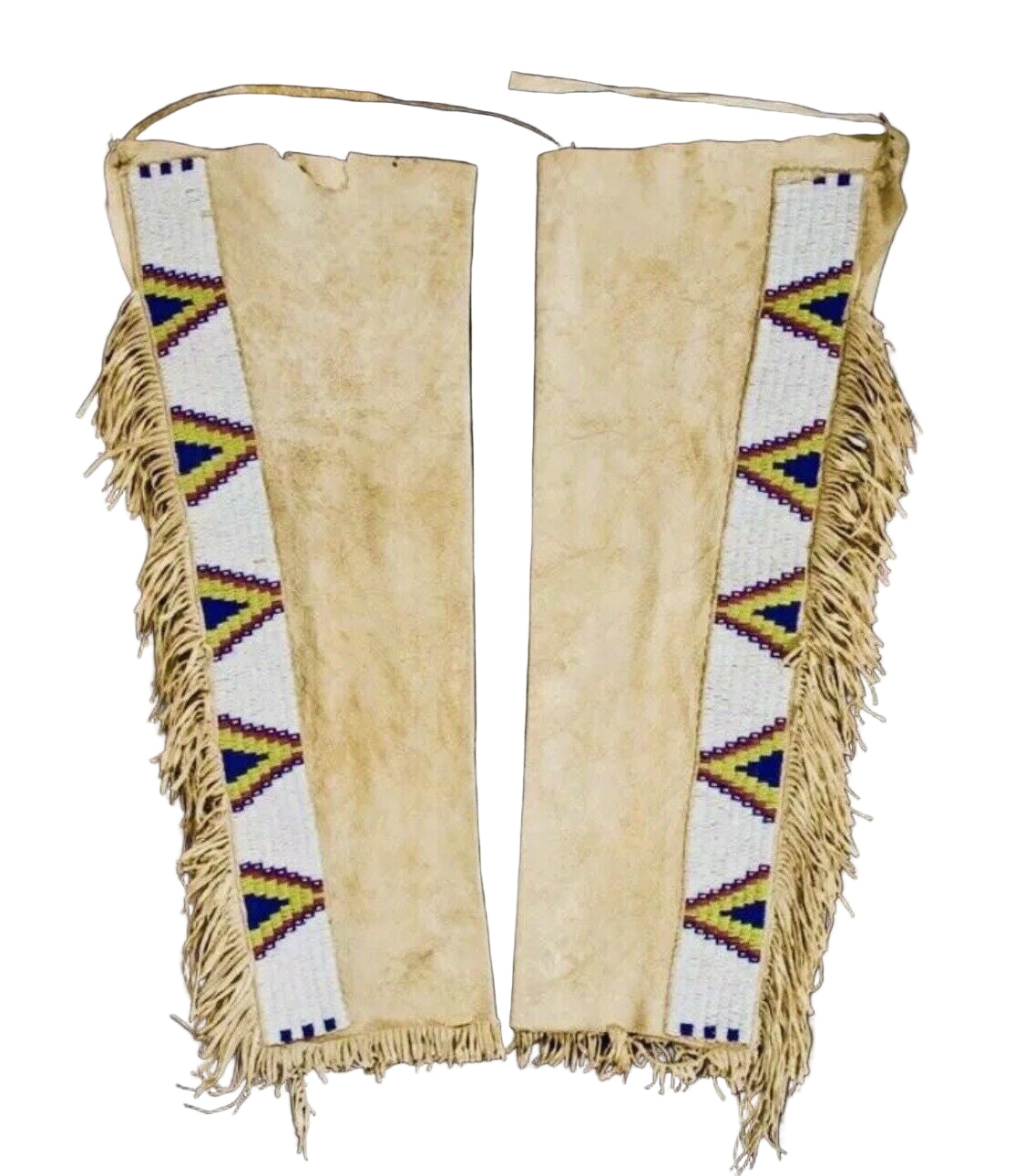 Native American Beaded Leather chaps 