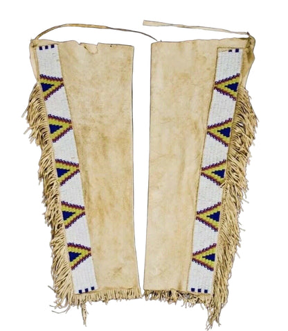 Native American Beaded Leather chaps 