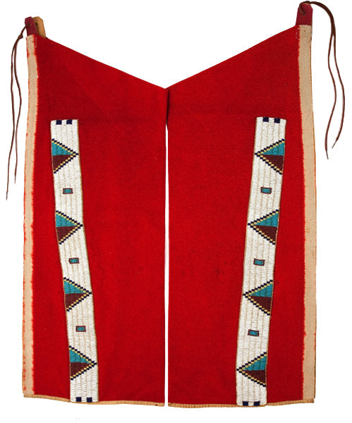 Native American Beaded Leather chaps 