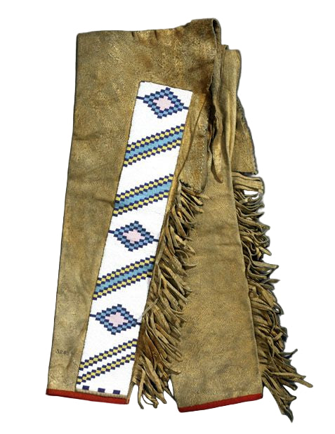 Native American Beaded Leather chaps 