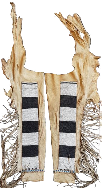 Native American Beaded Leather chaps 