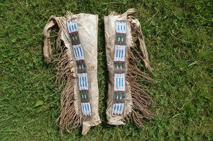 Native American Beaded Leather chaps 