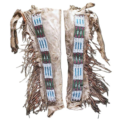 Native American Beaded Leather chaps 