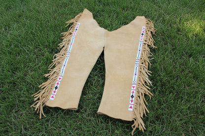 Native American Beaded Leather chaps 