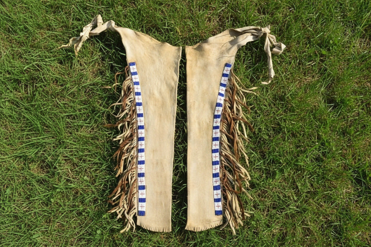 Native American Beaded Leather chaps 