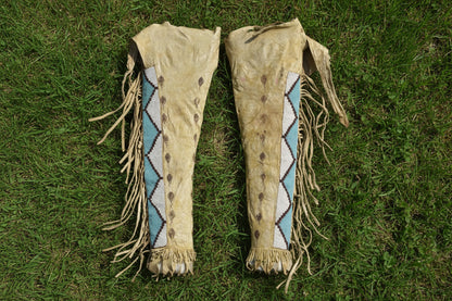 Native American Beaded Leather chaps 