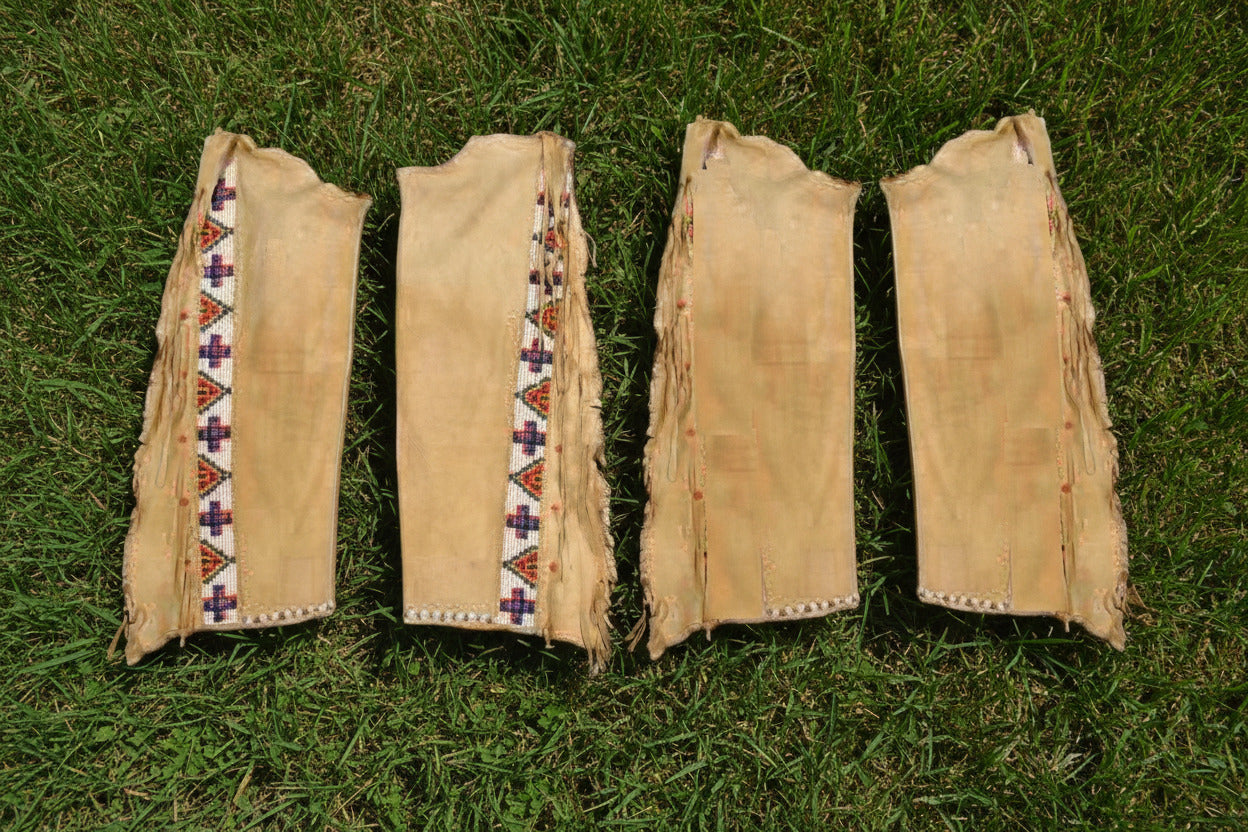 Native American Beaded Leather chaps 