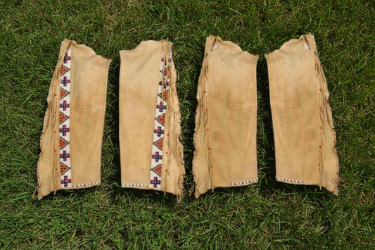 Native American Beaded Leather chaps 