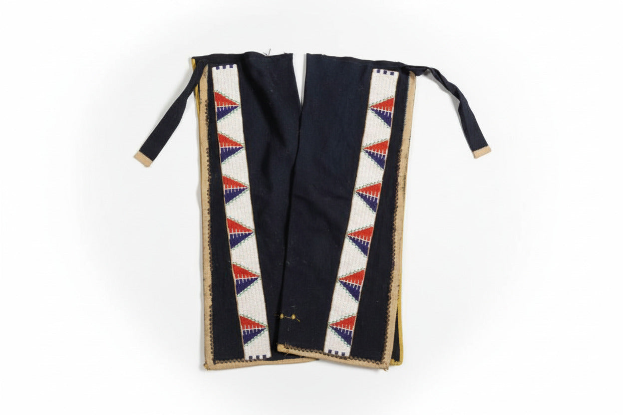Native American Beaded Leather chaps 