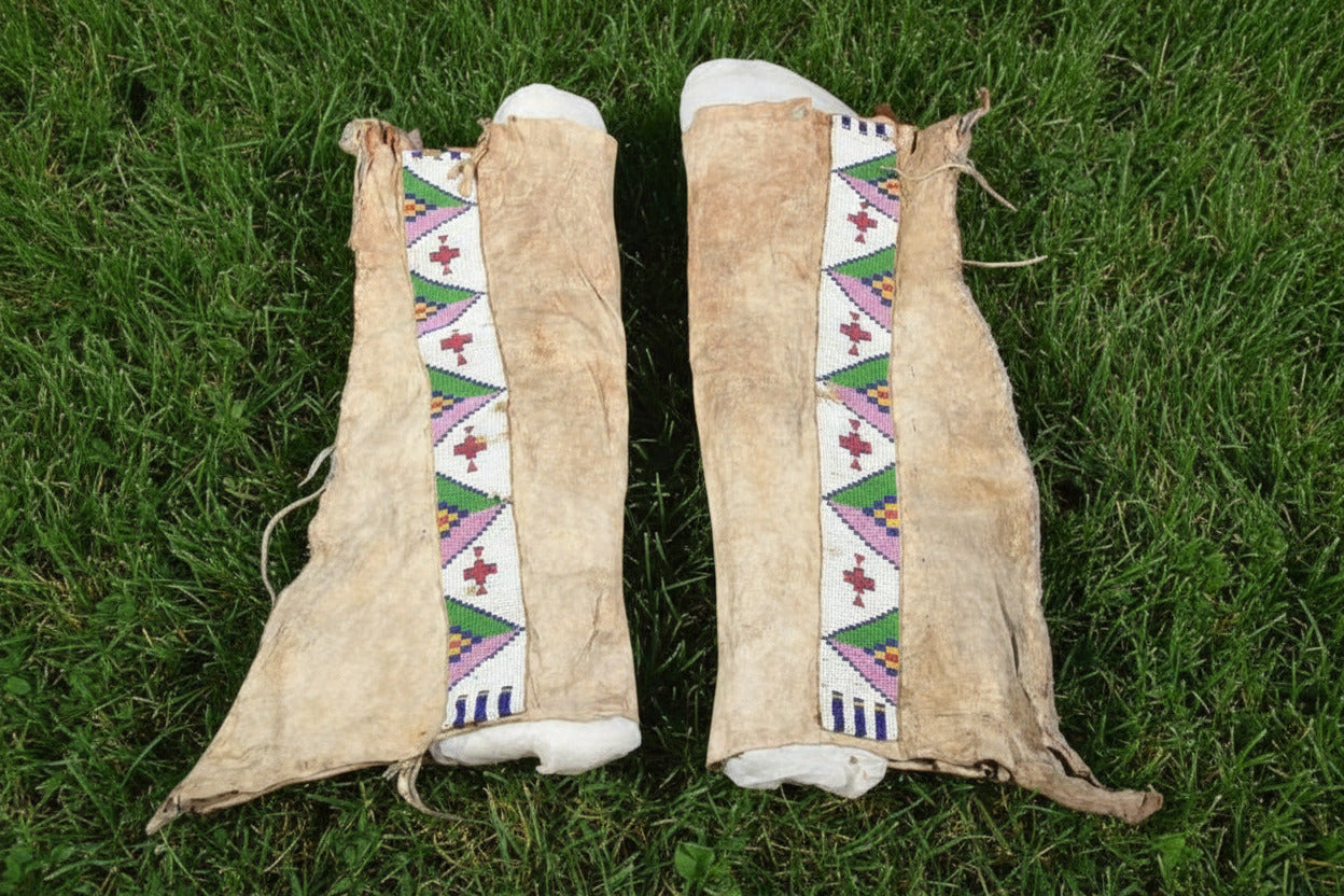 Native American Beaded Leather chaps 