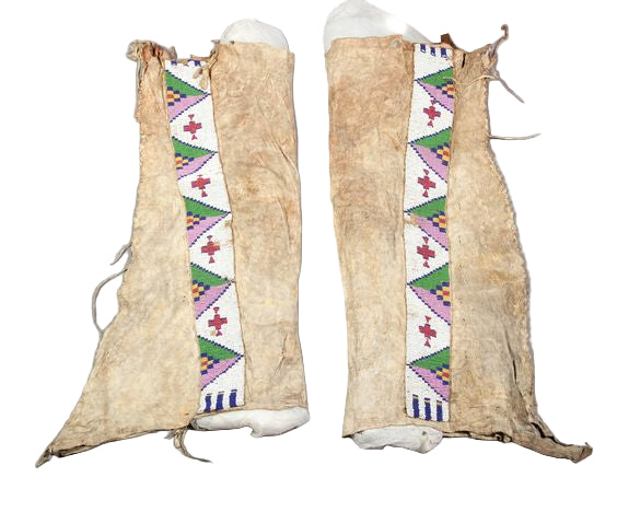 Native American Beaded Leather chaps 