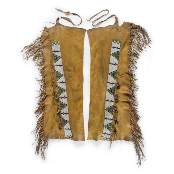 Native American Beaded Leather chaps