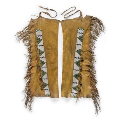 Native American Beaded Leather chaps