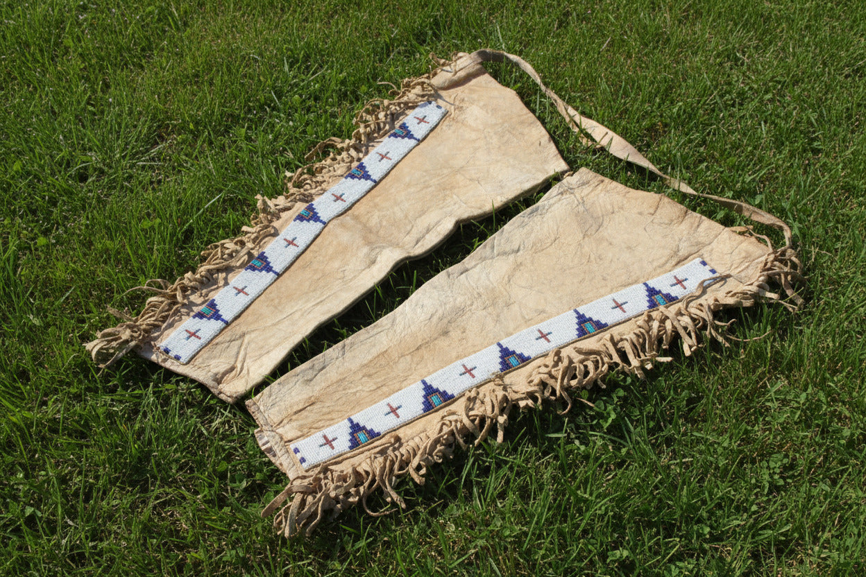 Native American Beaded Leather chaps 