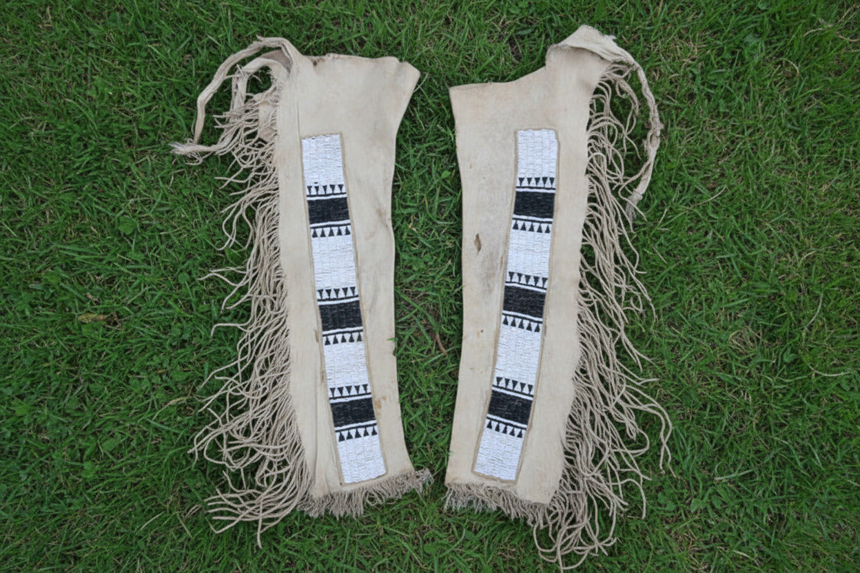 Native American Beaded Leather chaps 