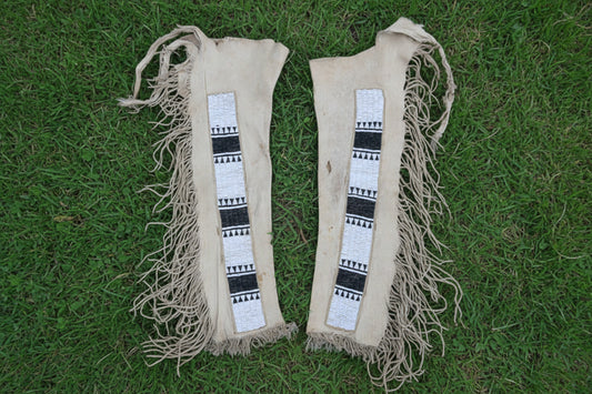 Native American Beaded Leather chaps 