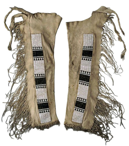 Native American Beaded Leather chaps 