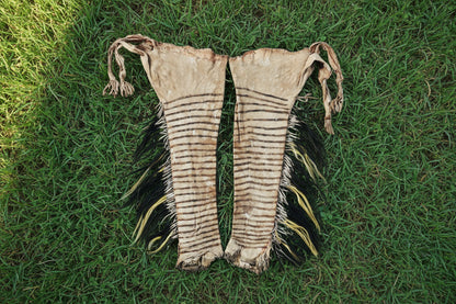 Native American Beaded Leather chaps 