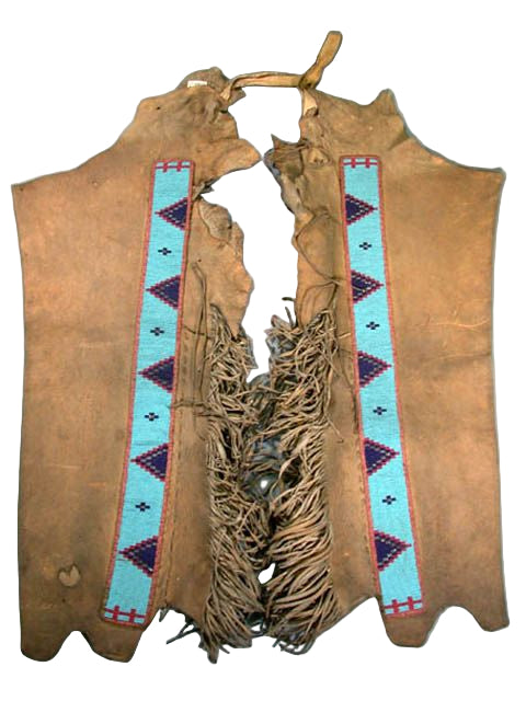 Native American Beaded Leather chaps 