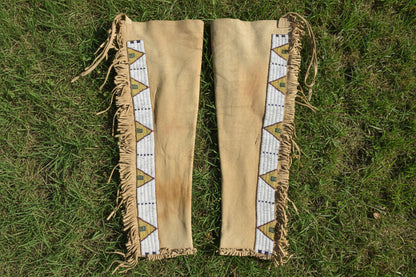 Native American Beaded Leather chaps 