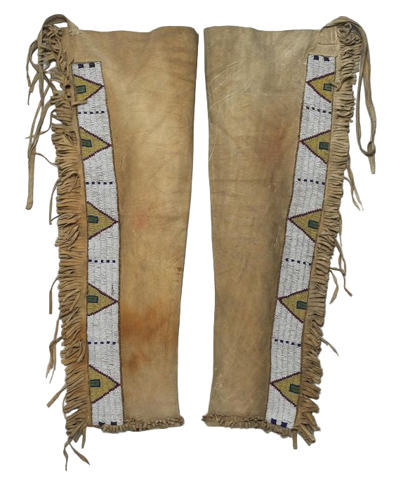 Native American Beaded Leather chaps 