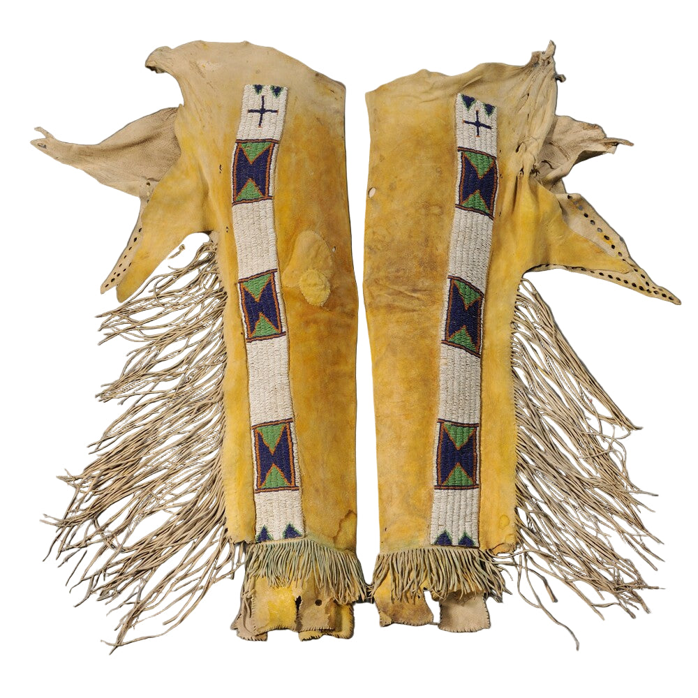 Native American Beaded Leather chaps