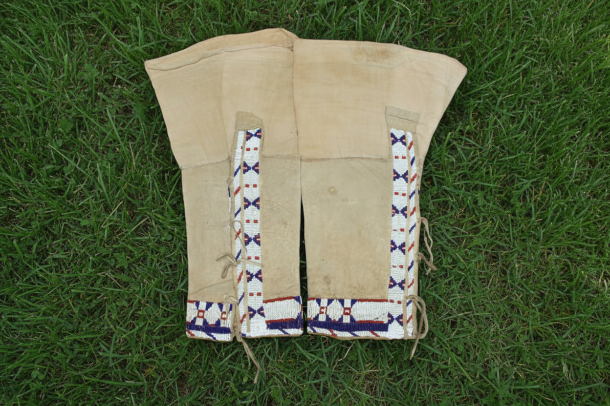 Native American Beaded Leather chaps 