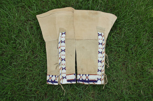 Native American Beaded Leather chaps 