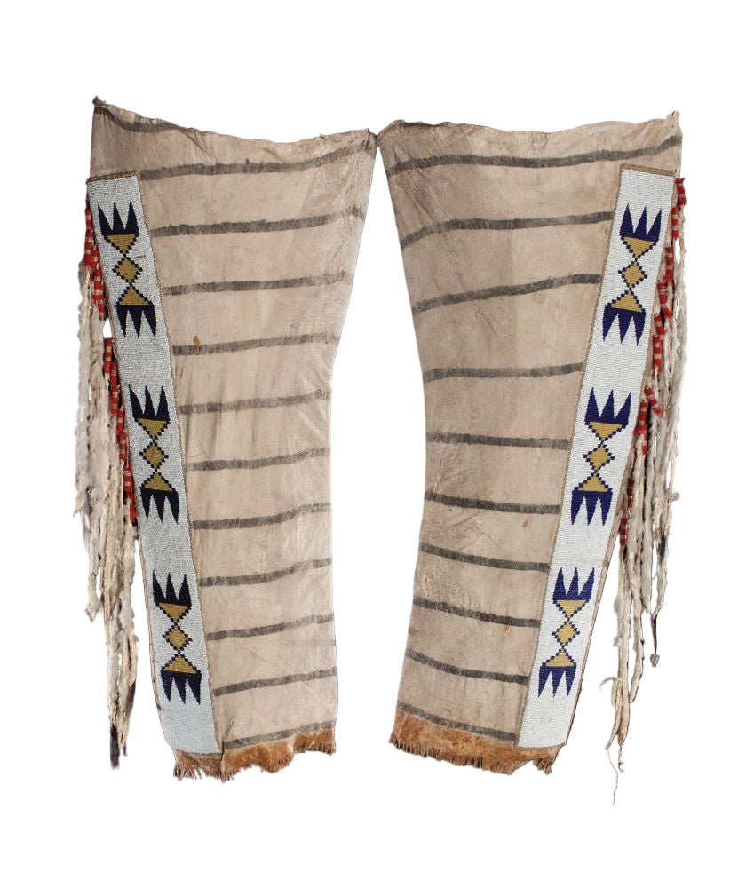 Native American Beaded Leather chaps