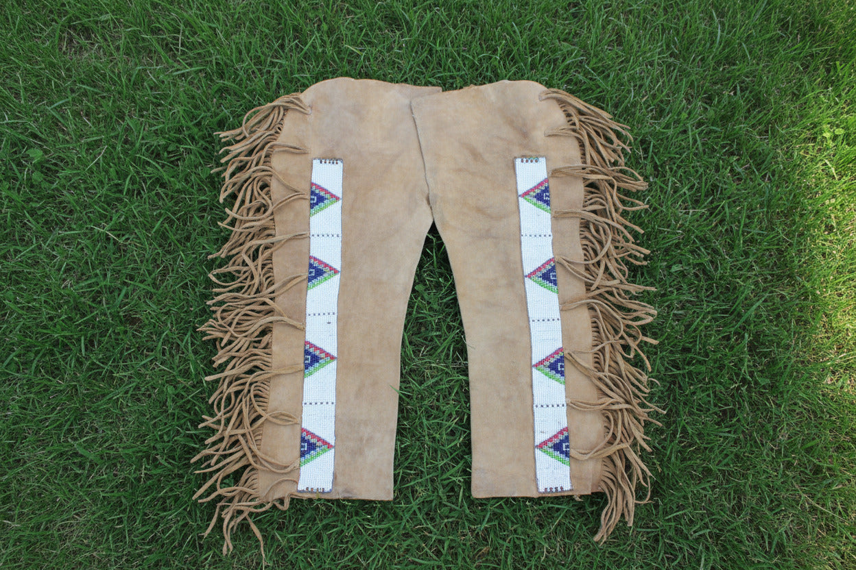 Native American Beaded Leather chaps 