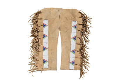 Native American Beaded Leather chaps 