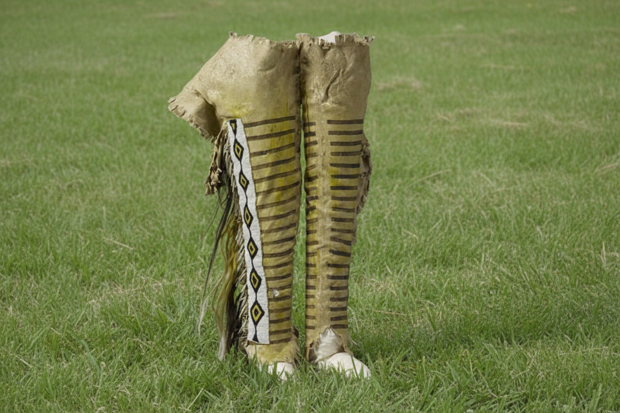 Native American Beaded Leather chaps