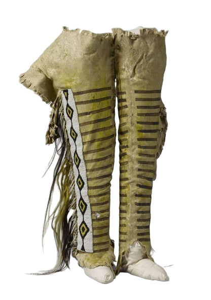 Native American Beaded Leather chaps