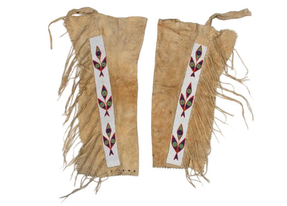 Native American Beaded Leather chaps 