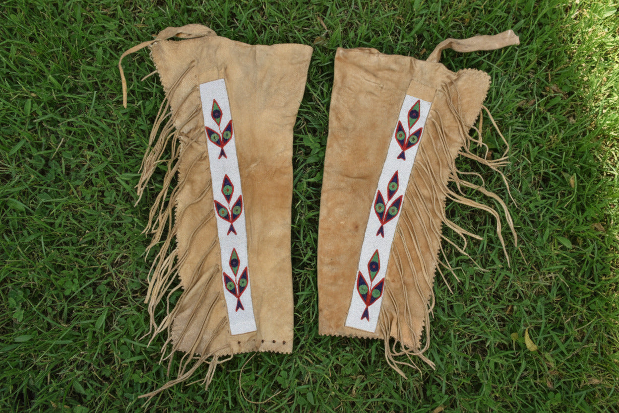 Native American Beaded Leather chaps 